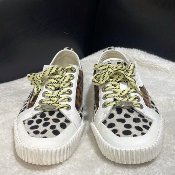 Jimmy Choo Impala Animal Print Low-Top Sneakers - Picture 5 of 11